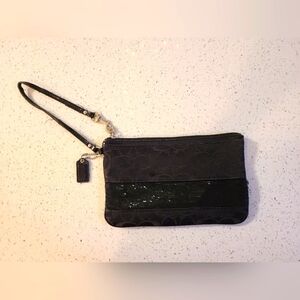 Vintage Coach Sequin Wristlet